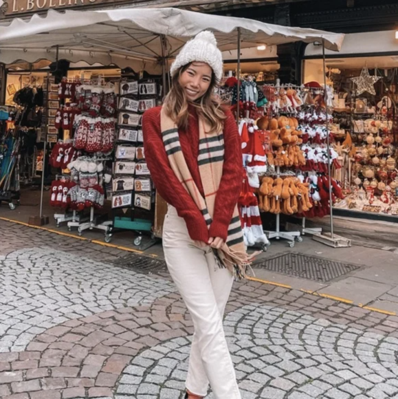 Red Cable Knit Sweaters